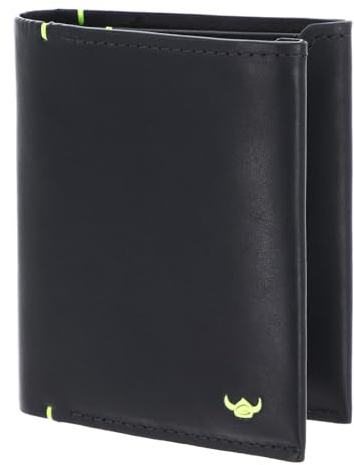 Golden Head Leder Kartenetui Neon RFID Protect Kombischeintasche 1248 Schwarz