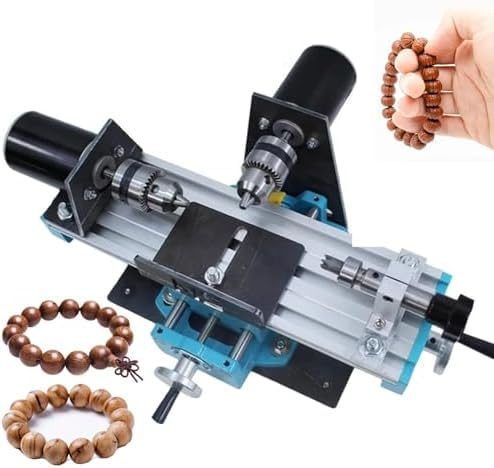 Micro Lathe Milling Machine, Micro Metal Lathe,Variable Speed Up to 7000 RPM,for DIY Woodworking and Hobby Projects