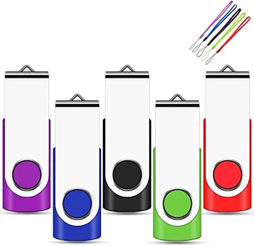 32GB USB Stick 5 stück Mehrfarbig USB 2.0 Speicherstick USB Sticks Data Datenspeicher Mehrfarbig