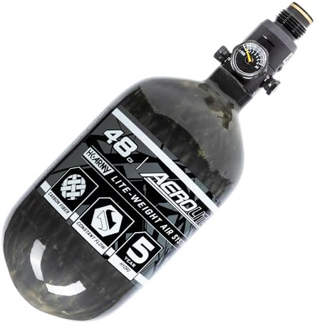 HK Army 48/4500 Aerolite Compressed Air HPA Paintball Tank - Smoke
