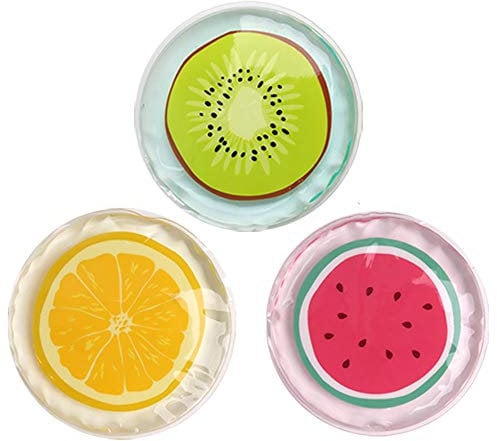 Hilph Gel Kühlpads für Kinder Verletzungen, 3 Kleine Kühlkissen Kühlakku Coolpack für Weisheitszähne, Beulen, Prellung Schwellun, Fieberkühlung, Kalt Warm Kompresse
