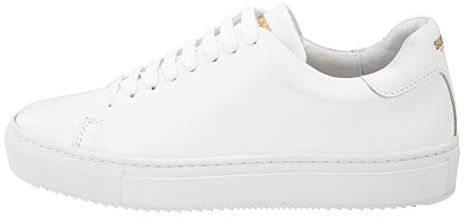Suedwind® Sneaker Ashton - Handmade in Portugal - Premium-Qualität - Kalbsleder aus Italien - Hautverträglich & Atmungsaktiv, Herren-Schuh - Weiß - Gr. 43