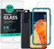 Ibywind Schutzfolie kompatibel mit OnePlus 9,mit Kamera Schutzfolie(Schwarz), Carbon Fiber Skin für die Rückseite, Inklusive Easy Install Kit (Zentrierrahmen)
