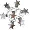 JIHUOO 15 Stück Metall Star Schnuller Clips Hosenträger Clips Schnullerband Halter Bib Clip Straps Schnalle