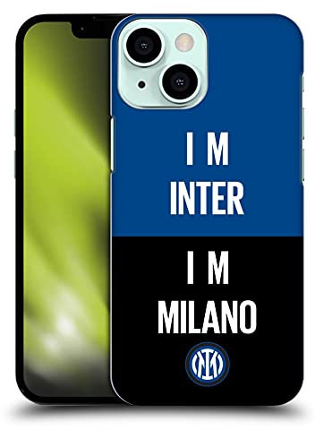 Head Case Designs Licenza Ufficiale Inter Milan Inter Milano Logo Custodia Cover Dura per Parte Posteriore Compatibile con Apple iPhone 13 Mini