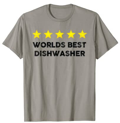 Design vintage Five Star Worlds Best pour lave-vaisselle T-Shirt