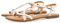 GIOSEPPO Femme lamim Sandale, Blanc, 39 EU