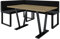 Eckbank Akiko Metal mit Tisch - Eckbankgruppe für Ihrem Esszimmer, Küche modern, Sitzecke, Essecke. Perfekt für Küche, Büro und Rezeption. Solide und Starke Verarbeitung. (INARI 100, 196x142 Links)