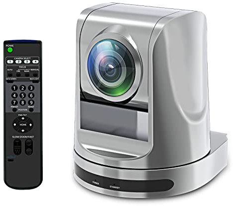 Hsility PTZ Kamera 60fps 30x 1080P 3G-SDI HDMI Live Streaming Kamera für Anbetung Kirche Events Schule Krankenhaus Konferenz Rundfunk