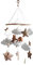 Baby Mobile aus Filz, hand-made, fair-trade, Babyzimmer Deko für Mädchen & Jungen, zum Aufhängen über Wickeltisch Babybett Laufstall (Schlafender Fuchs)