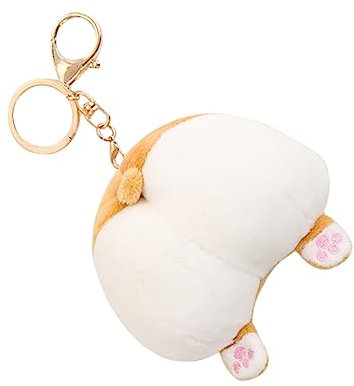 Toyvian Schlüsselanhänger Kauspielzeug Für Kinder Plüschkastenschlüssel Cartoon- Tierschlüsselkette Schöne Tierfigur Tierisches Quetschspielzeug Sü?e Pp-Baumwolle Deko Tasche Puppe