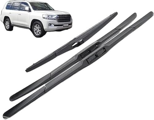 VIPOD 2 Piezas Juego De Escobillas Limpiaparabrisas para Toyota Land Cruiser 200 J200 2008–2020, 24+22+12, Ajuste Ventana Lluvia Cepillos
