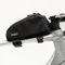 PACK2RIDE Toprock Oberrohrtasche – wasserabweisendes, strapazierfähiges Cordura-Gewebe, Halter für die täglichen Fahrradutensilien, Rahmentasche, Bikepacking für Straße, Gravel-Radfahren-Schwarz (1 L)