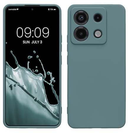 kwmobile Handyhülle kompatibel mit Xiaomi Redmi Note 13 Pro 5G / Poco X6 5G Hülle - Handy Case aus weichem Silikon in Arctic Night