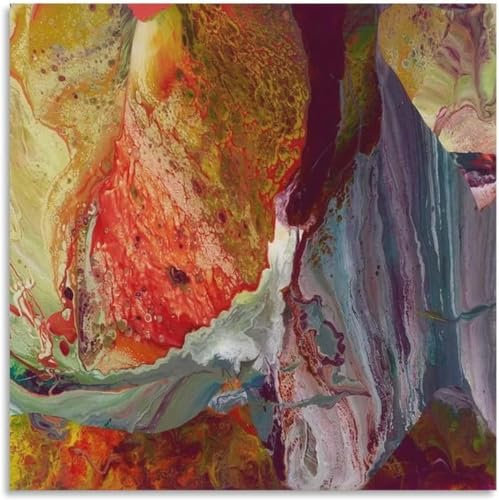 Gnvkd Ecbxz Gerhard Richter Poster Leinwand Wandkunst Gerhard Richter Gemälde Gerhard Richter Drucke Moderne Wohnwand Kunst Abstraktes Dekor Bild 60x60cm Ohne Rahmen