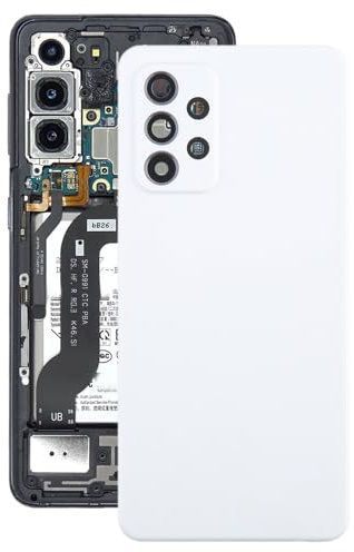 Batteria copertura posteriore di ricambio per Samsung Galaxy A52 5G / A52 4G, batteria di ricambio coperchio posteriore per Samsung Galaxy A52 5G / A52 4G (bianco)