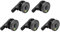 Allayu 5X Plastic Door Lock for WC Toilets Busy Public Areas Bathroom Indicator Privacy Door Lock ABS Public Restroom Partition