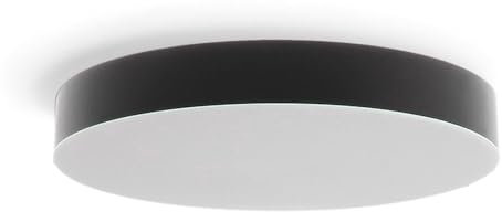 M Ledme - Plafón Led Neox 24W Negro, Temperatura de Color CCT, ideal para Cocina, Balcón y Dormitorio.