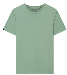 Superdry Herren Classic Essential T-Shirt Verwaschenes Schiefergrau L