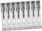 Angoily 8St Schneehaken Dachhaken Set Fliesen Clips Befestigungsclip für das Dach rutschfeste Dachklemme Anti-Rutsch-Clips für Fliesen Clip-Ersatz reparieren Rostfreier Stahl Silver
