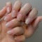 Lot de 24 faux ongles à coller dorés à paillettes - Courts et brillants - En acrylique - Couverture complète - Pour femmes et filles - Pour fête, maison, bricolage (paillettes dorées)
