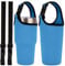 Linkidea 2 Pack Neoprene Tumbler Carrier with Strap Compatible with YETI Rambler Tumbler 30oz, Greens Steel Beast Tumbler 30oz, Waterbottle Sling Bag Holder with Shoulder Strap (Blue)