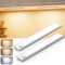 BKXCHA Luz Led Con Sensor De Movimiento, Dimmable Luces Led Cocina Bajo Mueble Recargable Sin Cables 2 Piezas, 3 Couleurs Lampara Luces, Inteligente Luz Armario Para Gabinete Escalera Pasillo (22CM)