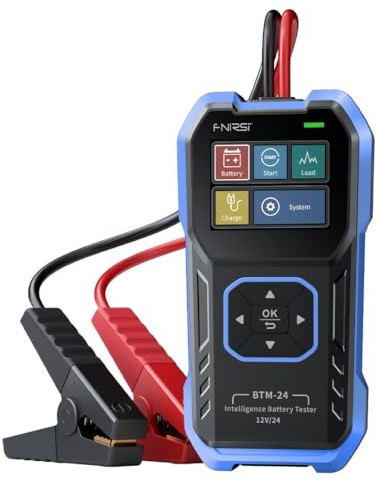 BTM-24 Battery Tester 12V/24V Battery Analyzer with Load, Startup & Charging Test