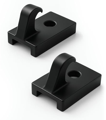 Sanoforma® - Gancio Antinfortunistico per Zanzariere IRS - 2 Pezzi Gancio Blocca Zanzariere compatibili con Zanzariera Scorrevole - Gancio Universale, Gancio Ferma Zanzariera - Ricambi per zanzariere
