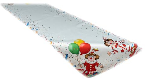 texpot Tischläufer 40 x 140 Druckmotiv Clowns Tischband