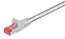 MicroConnect sstp60025t S/FTP Cat6 0.25 m (S-STP) Clear (RJ45 Network Cable RJ-45 Male/Male Category 6 S/FTP (S-STP), Clear)