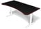 Arozzi Arena Scrivania da Gaming, Legno, Nero/Bianco, 82 x 160 x 81 cm