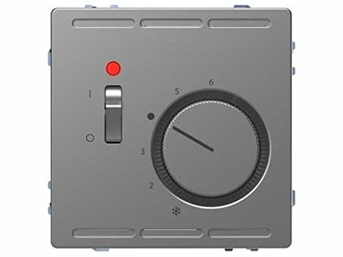 Schneider Electric mtn5760 – 6036 Thermostat Temperatur-Schalter der Serie d-life, Aluminium