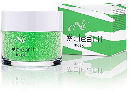 CNC cosmetic - #clear it mask - #clear it - ebenmäßiges, frisches und gesundes Aussehen, gegen Fettglanz, Rötungen - Aloe Vera Extrakt, Saccharide, Ectoin, Bisabolol, Allantoin, Pentavitin - 50 ml