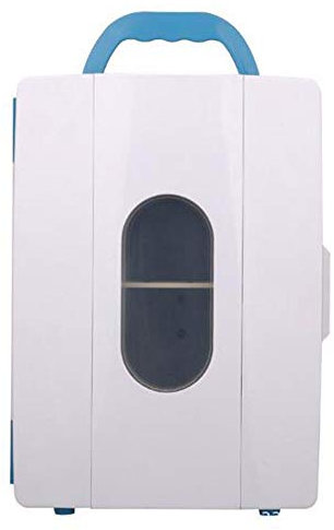 CXBL Frigoríficos Mini Refrigerador pequeño para Auto portátil de 12 V 6—10 l Refrigerador y Calentador de refrigerador para el automóvil Oficina en el hogar Picnic al Aire Libre Viajes