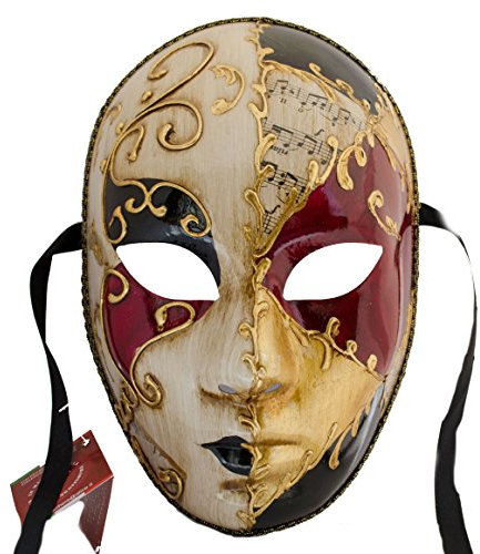 Lannakind Venezianische Maske Gesichtsmaske Volto Damen Karneval Ballmaske Maskerade Wand-Deko