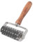 Edelstahl Teig Gitter Roller Cutter Teig Cookie Pie Pizza Gebäck Roll Cutter Gitter Top Roller mit Holzgriff