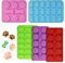 ANTHYTA Puppy Paw & Bone Silicone Molds, 5 Pcs Trays with 3 Shape 3D Puppy Dog Paw Cake Moulds DIY Baking Tools for Ice Lollies, Chocolate, Candy, Pudding