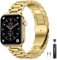 Netolo Cinturino in Metallo Compatibile con Cinturino Apple Watch 40mm 38mm 41mm, Cinturino di Ricambio in Acciaio Inossidabile Compatibile con Cinturino iWatch Series 9 8 7 6 5 4 3 2 1 SE per Donne