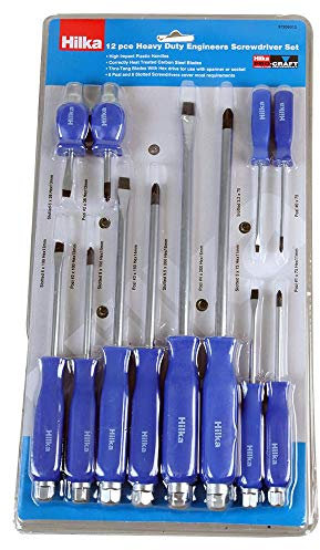 Pound Through Screwdriver Set 12 PC, Screwdrivers Sets Tools, 1 Piece Pack - 37205012