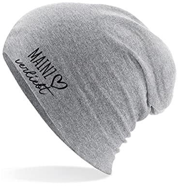 Huuraa Mütze Mainz verliebt Geschenk Heather Grey Mainz Accessoire