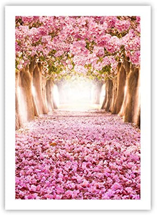 ARTTOR Deco Affiches Murales 50x70cm Affiche Decoration Murale Arbre fleurs cerise nature Cuisine Wall Art Design Moderne Poster sans Cadre Tableau Decoration Salon Chambre Decor P2XPA50x70-2794