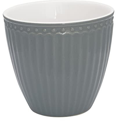 GreenGate STWMLAAALI8206 Alice Mini Latte Cup Stone Grey Ø 7 cm (1 Stück)