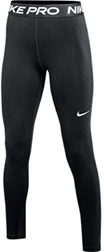 NIKE Pro 365 Mid-Rise Damen Tights CZ9779, Farbe: Schwarz/Weiß (010); Größe: XL