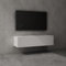doporro TV Lowboard hängend Fernsehschrank Wohnzimmer | TV-Schrank hängend Fernsehtisch Fernsehschrank Hängeschrank 120cm