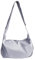 GoPaw Nylon Umhängetasche Damen, Damen Halbmond Crossbody Schultertasche, Crescent Crossbody Bag Herren Groß Schultertasche mit Verstellbarem Riemen, Kuriertasche Hobo Casual Tasche(grau)