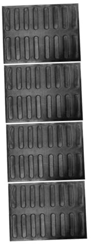 MAGICLULU 4pièces Moule à Cases Plaque De Cuisson Antiadhésive Pour Accessoire De Cuisine Pour Pâtisserie Maison Et Professionnelle