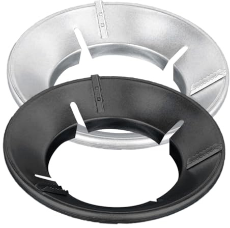 Homoyoyo 2pcs Gas Stove Wok Support 4-Foot Burner Racks Metal Cooktop Pot Brackets with Windproof Design for Home Gas Hob
