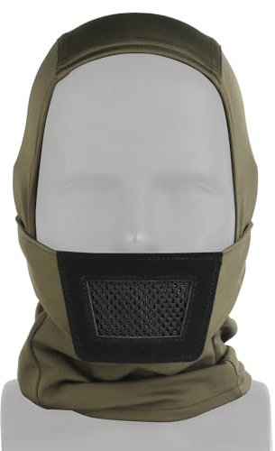 CMAIR4U Airsoft Sturmhaube, Ninja, taktische Maske mit atmungsaktivem Mundschutz für den Außenbereich (Außendurchmesser)