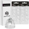 HUFITION Oticon hearing aid domes, Oticon Minifit Bass 8mm Double Vent - hearing aid supplies, Replacement domes, hearing aid batteries, premium quality hearing aid accessories - 2Packs
